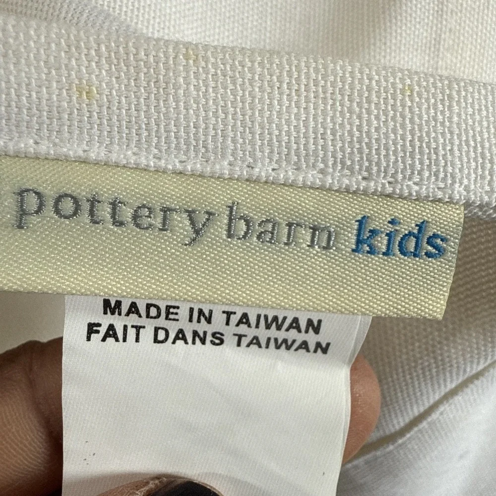 Pottery Barn Kids Curtain Panels‎ 96x44 Natural Rod Pocket Unlined Classic Set 2